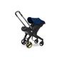 Pushchairs 3 in 1 Lightweight Travel System with car seat car Safety Trolley (Color : Dark Blue)