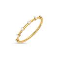 iCarats 14k Gold 0.08 CT TW I-J SI Real Diamond Ring Brilliant Round Cut Diamond Wedding Engagement Ring Band