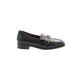 Vionic Flats: Slip On Chunky Heel Classic Black Solid Shoes - Women's Size 9 - Almond Toe