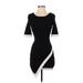 Love Culture Casual Dress - Bodycon: Black Dresses - Women's Size Small
