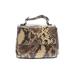 Urban Outfitters Satchel: Embossed Gold Snake Print Bags