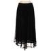 Express Casual Skirt: Black Solid Bottoms - Women's Size X-Small