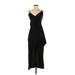 Zara Casual Dress - Wrap: Black Dresses - Women's Size X-Small
