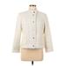 Ann Taylor Blazer Jacket: Short Ivory Jackets & Outerwear - Women's Size 8