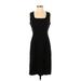 Lauren by Ralph Lauren Casual Dress - Sheath: Black Solid Dresses - Women's Size 4