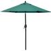 7.5' Patio Umbrella Outdoor Table Market Umbrella (Dark Green)