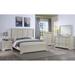 Oliver 4 Piece Cream Panel Bedroom Set