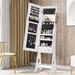 Modern Jewelry Jewelry Armoire Cabinet Mirror Cabinet With LED Lights