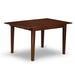East West Furniture Dining Table Set Contains a Rectangle Kitchen Table and Parson Chairs, Mahogany (Pieces Options)