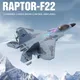 2024 Top P530 2.4G 2CH RC Airplane Raptor F22 Warplane Version LED Light With Gyroscope Toys A Gift