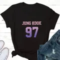 Top per le donne V(taehyung) Jungkook Fan T Shirt donna Suga Kpop Harajuku Tshirt donna magliette