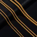 1.9MM 2.5MM 3.2MM Corn Popcorn Chain Stainless Steel Gold Color Necklace For Women Men Fashion