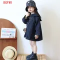 2024 Baby Girls Spring Autumn lapel Denim Dress Fashion Kids Girl Princess Birthday Dresses Children