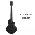 Enya nova go sonic kohle faser smart e-gitarre mit tasche schwarz/weiß