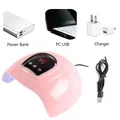 1PC 36W Pink Bows UV LED Nail Lamp Curing ALL Gel Polish UV Lamp for Manicure Pecicure 18pc LED lamp