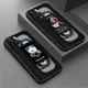 Coque de téléphone noire souple pour iPhone film d'horreur vidéo 14 15 Pro Max 13 Poly SE