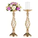 Wedding Flowers Metal Candle Holders Road Lead Candlestick Centerpieces Flower Ball Candlestick