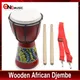 African Djembe 4 Inch Percussion Hand Drum For Sale Wooden Jambe/ Doumbek Drummer with Pattern