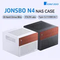 JONSBO N4 Noir NAS Châssis M-ATX Carte Mère SFX Fente D'alimentation 6 Grand 2 Petit Disque Dur