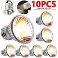 1-10PCS 25/50/75W UVA+UVB Reptile Lamp Bulb Turtle Basking UV Light Bulbs Heating Light Full