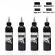 30/120/240ml/Bottle Black Tattoo Ink For Body Art 4 Shades Natural Minerals Safe Permanent Makeup