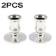 2Pcs Plastic Candle Base For Standard Candlestick Taper Candle Dinner Home Decoration Candle Holders