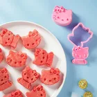 Sanrio Hello Kitty Set di stampi per biscotti Party Dim Sum Simpatico cartone animato Hello Kitty Cookie Gnocco Strumento di cottura Regali