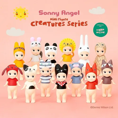 Echte Sonny Angel Spaß Tier Serie Blind Box Mode spielen handgemachte süße Engel Puppe Puppe Puppe