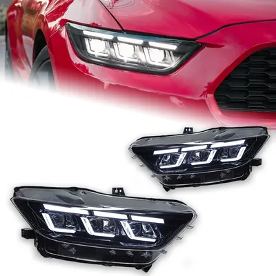 AKD-Lampe frontale de voiture pour Ford Mustang 2015-2017 éclairage de sauna LED DRL Hid Bi SG
