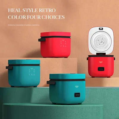 Super Mini Rice Cooker 220V One Person Kitchen Small Appliance Rice Cook Pot