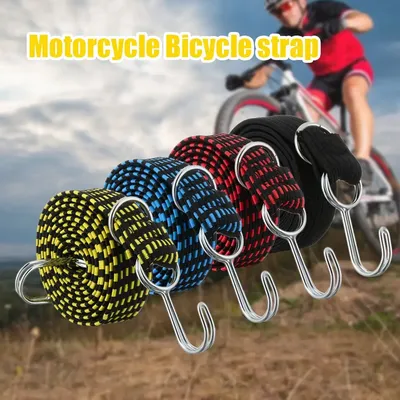Fashion Fixed Band Bikes Ropes Tie Luggage Rope Cord Hooks Luggage Roof Rack Bicycle Strap