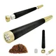 Healthy Tobacco Smoking Pipe Carbon Filter Removable Cigarette Pipe Metal Portable Cigarette Pipe