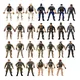 Figurine d'action Kokor Elite Force pour enfants armée police militaire neige marine soldat