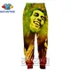 SONSPEE – pantalon imprimé 3D Singer Bob Marley pour homme coupe ajustée quatre saisons style Hip