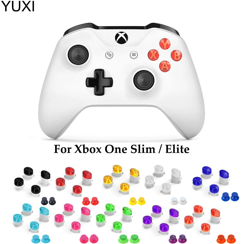 Yuxi 1set abxy tasten set für xbox one elite/xbox one slim/xbox one controller zubehör ersatz tasten Image
