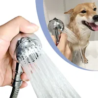 Haustier Dusch spray Waschen Sprinkler Haushalt Hund Dusch kopf weich waschen Haustier Dusch kopf