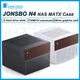 JONSBO N4 NAS Mini Boîtier ITX/M-ATX Carte Mère SFX Puissance 6 Grand et 2 Petit Disque Dur Bit Home