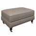 Annie Selke Home Norfolk 30" Wide Rectangle Cocktail Ottoman in Black | Wayfair ASH548-OT