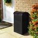 Devoko Plastic Manual Lift Trash Can ( 30 Gallons ) Plastic in Black | 31.5 H x 16.5 W x 15.7 D in | Wayfair Fair-PSB23-0395-0