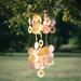 Woodstock Chimes Glass Abstract & Geometric Wind Chime Glass in Orange | 27 H x 8.5 W x 8.5 D in | Wayfair C300