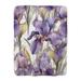 MentionedYou BirthMonth Flower Of February Iris - 1 Piece Premium Sherpa Blanket - Luxurious Art Print Design Polyester | 60 H x 50 W in | Wayfair