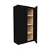 Ready To Ship Cabinets Ready-to-Assemble Standard Wall Cabinet in White/Black | 42 H x 36 W x 12 D in | Wayfair W3642-BLKS