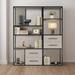 RARLON 70.86" H x 59.05" W Iron Etagere Bookcase in Black | 70.86 H x 59.05 W x 15.74 D in | Wayfair 06LUXY38FD2L7WZD9