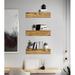 Rayne Mirrors Emerald Lee Oak Solid Wood Floating Shelf Wood in Brown | 5 H x 18 W x 7 D in | Wayfair FS-18/7/5-Hny.RdOk.Mt.3