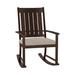 Summer Classics Outdoor Club Rocking Metal Chair w/ Cushions in Gray | Wayfair 333420+C0154242N