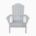 Dovecove Aaronsburg Adirondack Chair Plastic/Resin in White | 38.19 H x 32.68 W x 29.53 D in | Wayfair A29EB2396CDB42DAA0B76CF586BEB132