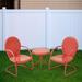Wrought Studio™ Ellita 2 - Person Outdoor Seating Group in Red | Wayfair E1260EDA546B46DDA402D1250D814F23