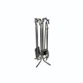 Charlton Home® Danjou Stainless Steel Fireplace Tool Set Steel in Gray | 28 H x 12 W x 12 D in | Wayfair 063AF4BE99E346C7854F39CDE585E88B