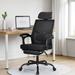 Ebern Designs Lawrenson Ergonomic Swivel Mesh Task Office Chair w/ S-Shaped Backrest, Headrest & Footrest Upholstered/Mesh/ | Wayfair