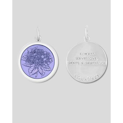 Appleseeds Women's Lola & Co. + Appleseed's Hydrangea Pendant - Purple - M